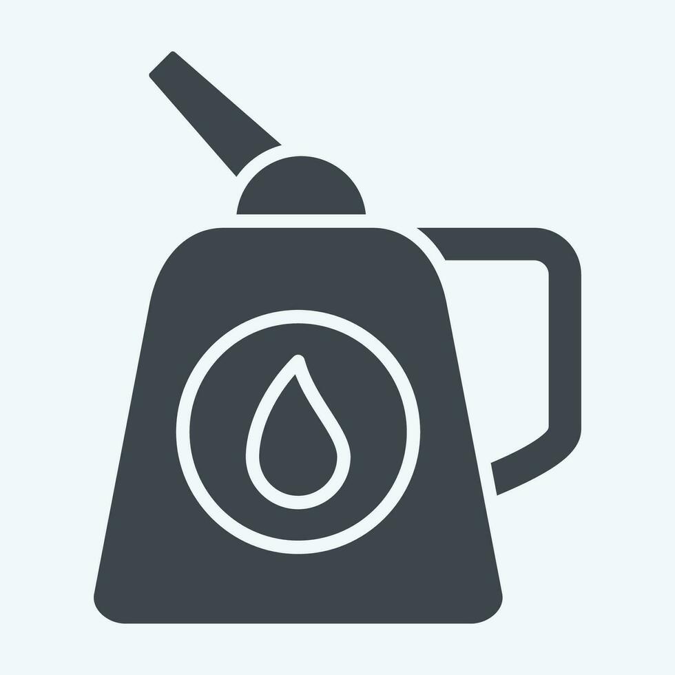 Icon Clothes Steamer. related to Laundry symbol. glyph style. simple design editable. simple illustration vector