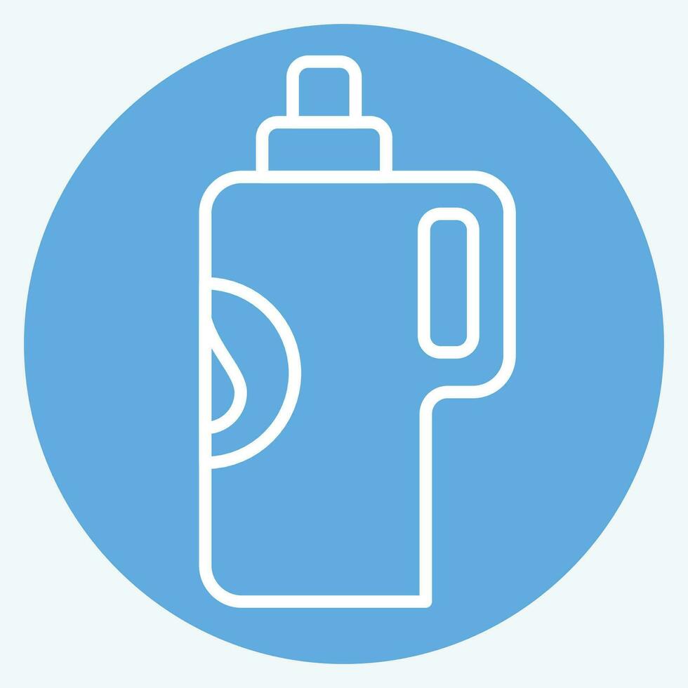 Icon Detergent. related to Laundry symbol. blue eyes style. simple design editable. simple illustration vector
