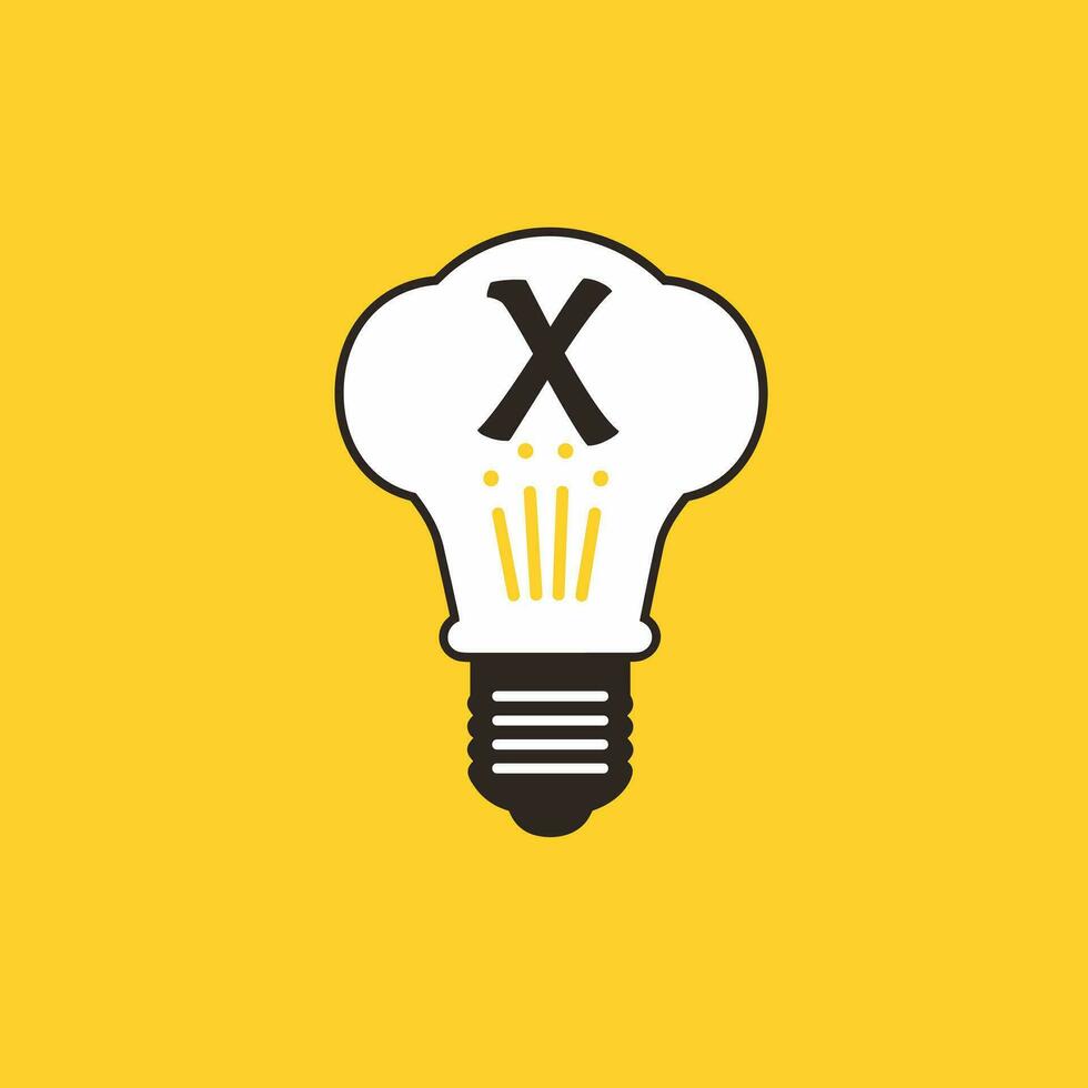 AI generated Mobile gastronomy filled colorful outline initial logo idea. Exclusive chefs receipts. Letters inside lightbulb with chef toque shape. Graphic design vector