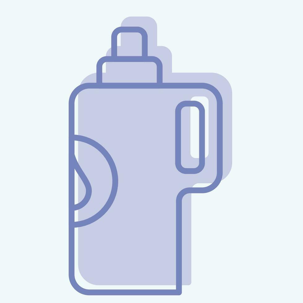 Icon Detergent. related to Laundry symbol. two tone style. simple design editable. simple illustration vector