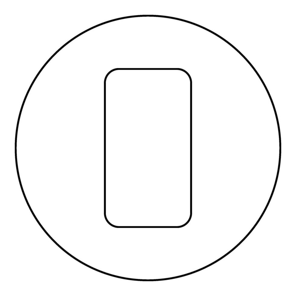 Bag of cement paper sack package component powder icon in circle round black color vector illustration image outline contour line thin style