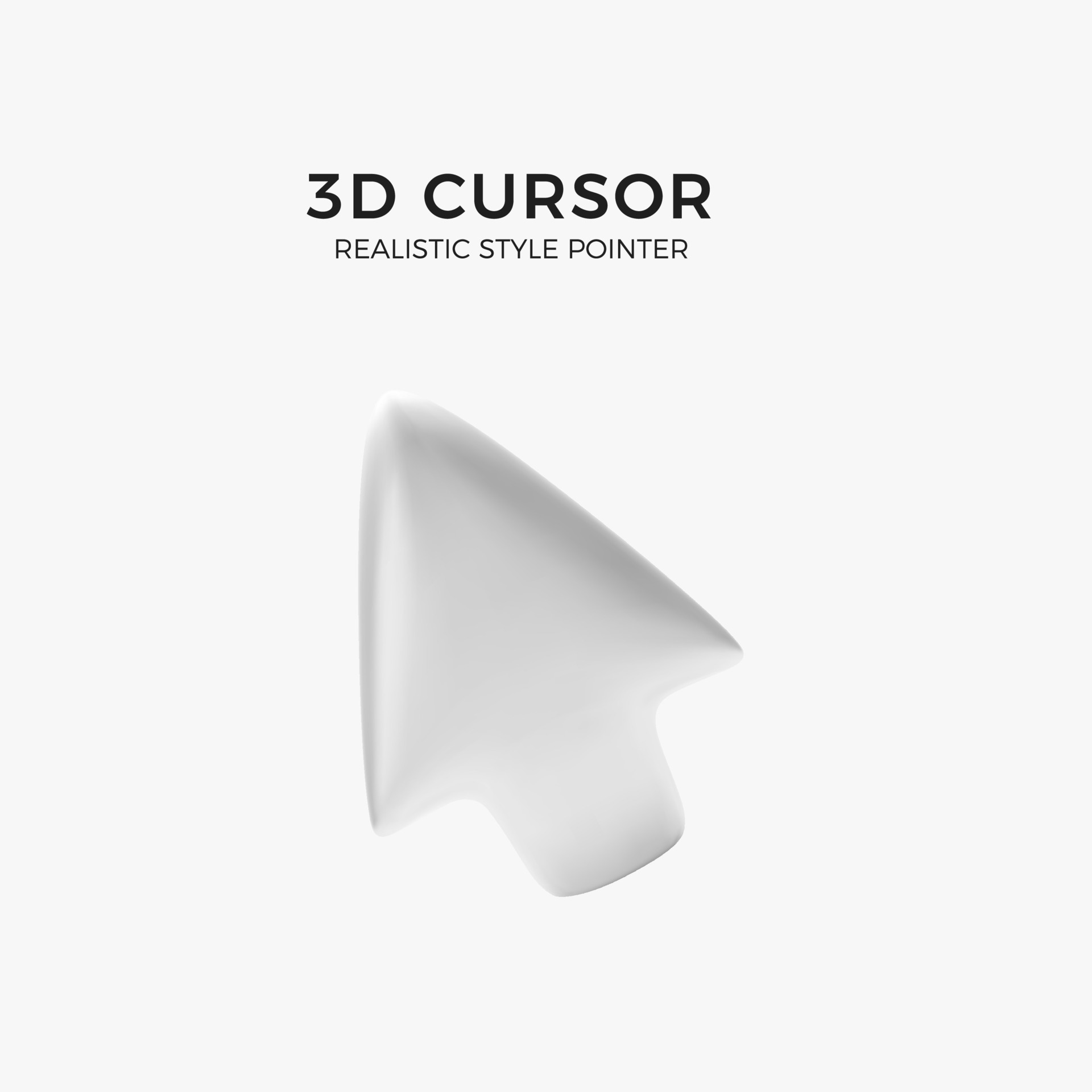 White arrow. Computer pointer or mouse cursor. White volume left arrow