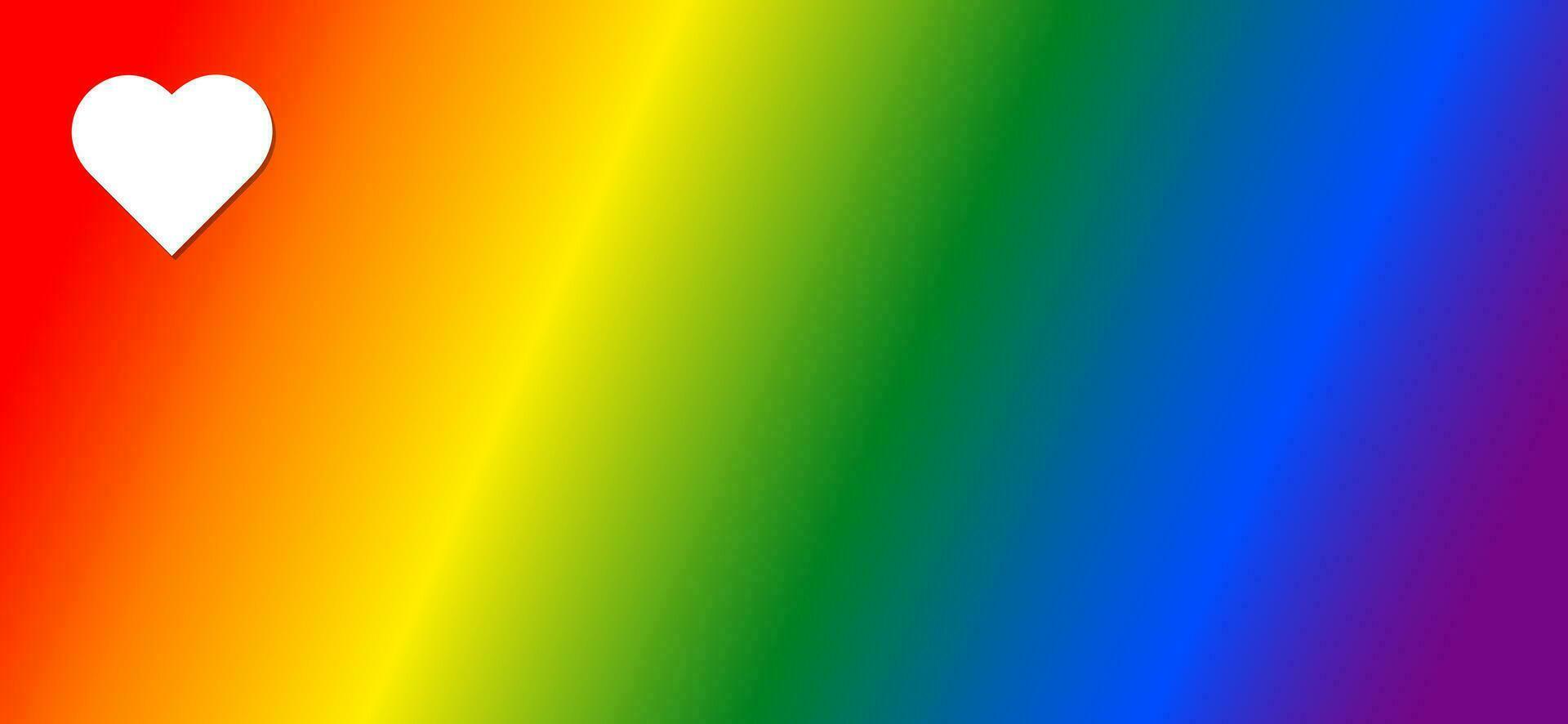 Wavy horizontal LGBT backgrounds, LGBT colors rainbow flag. Banner, poster, template, vector