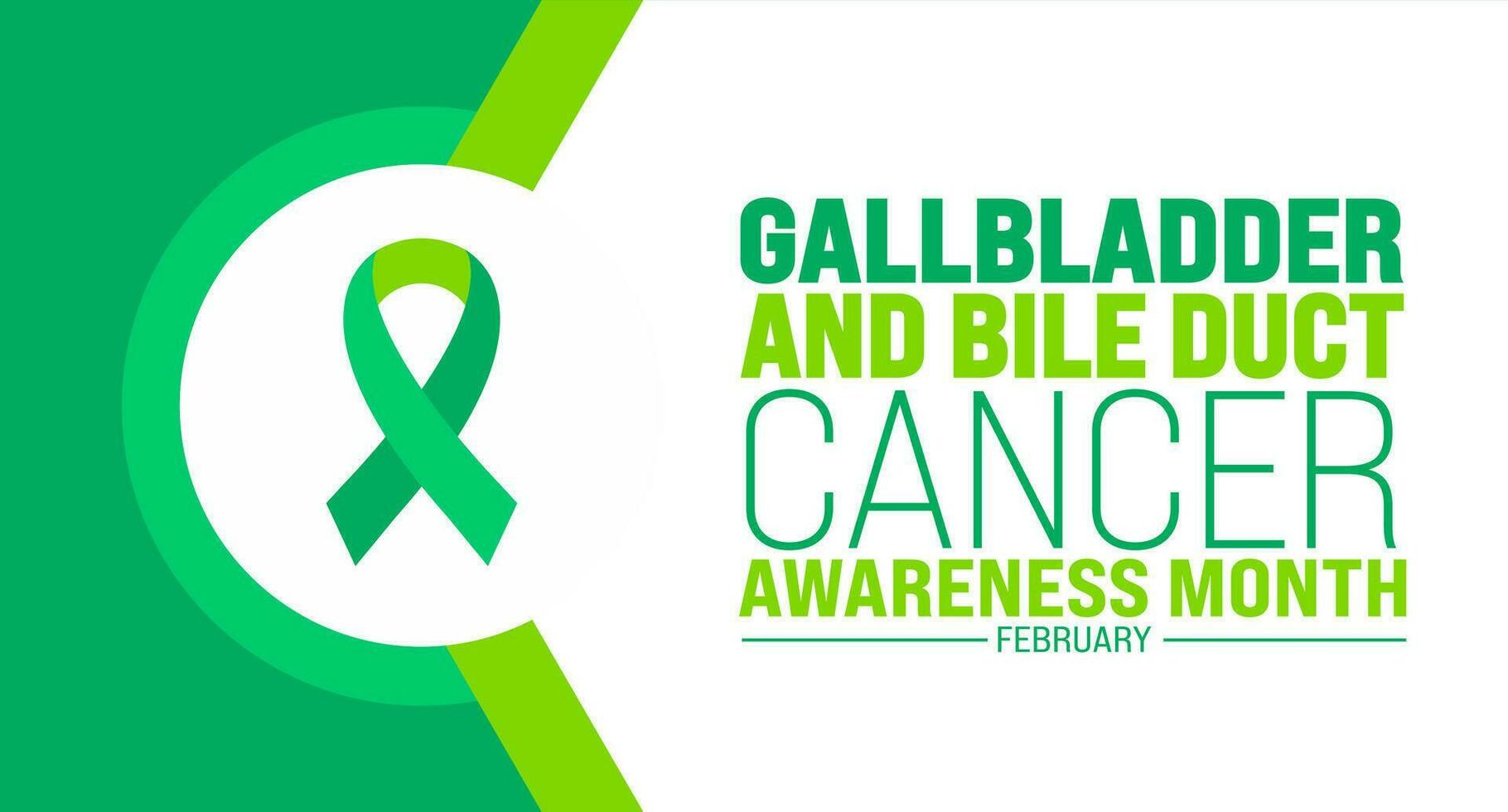 February is Gallbladder and Bile Duct Cancer Awareness Month background template. Holiday concept. background, banner, placard, card, and poster design template with text inscription and standard vector