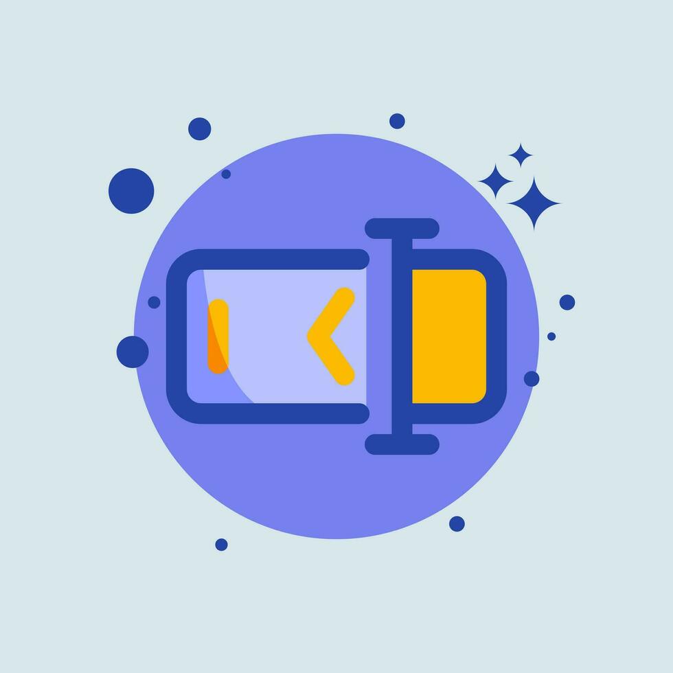 Rename flat illustration. Write signs vector illustration.