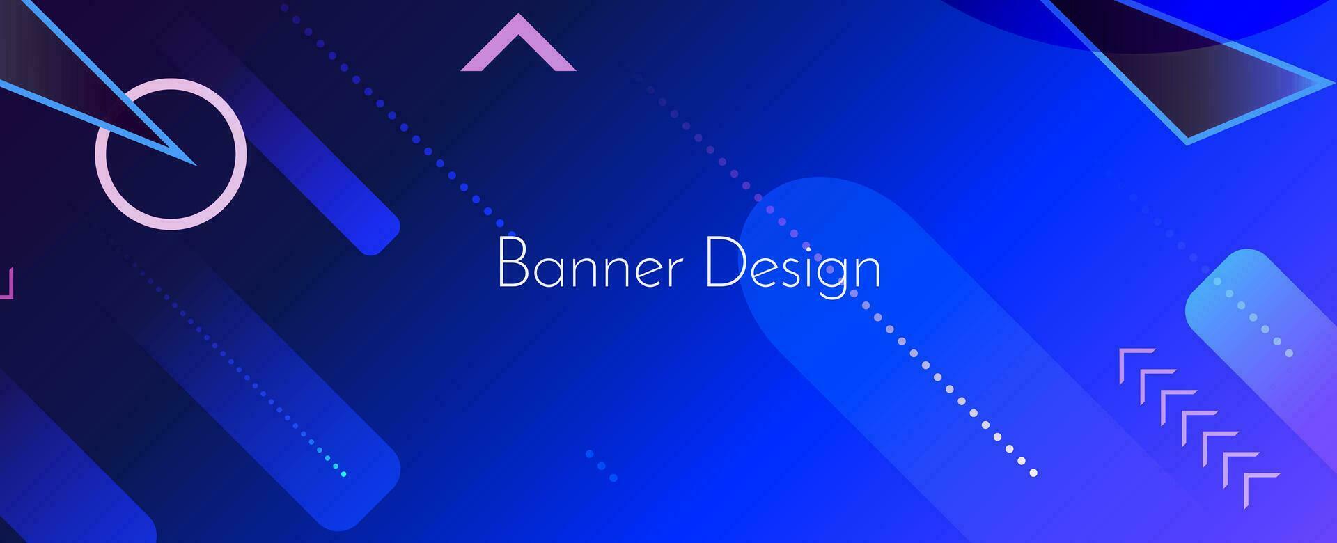 Fondo de banner de diseño decorativo geométrico elegante abstracto vector