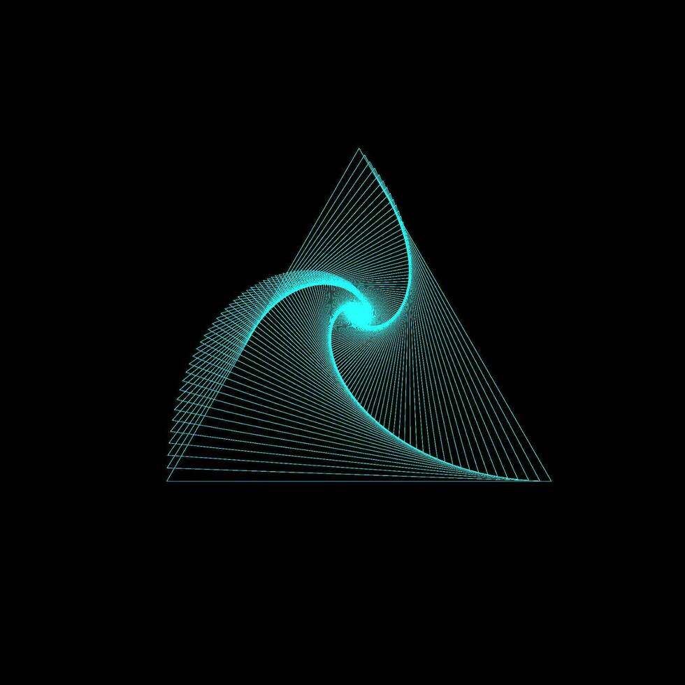 Abstract geometric colorful gradient symbolic icon pattern vector