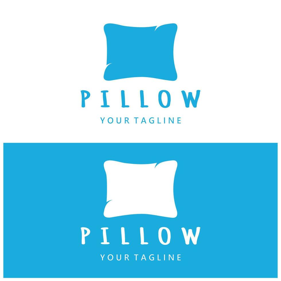 Creative logo designs for pillows, blankets, bed sheets and beds, sleep, zzz, clock, moon and stars. vector