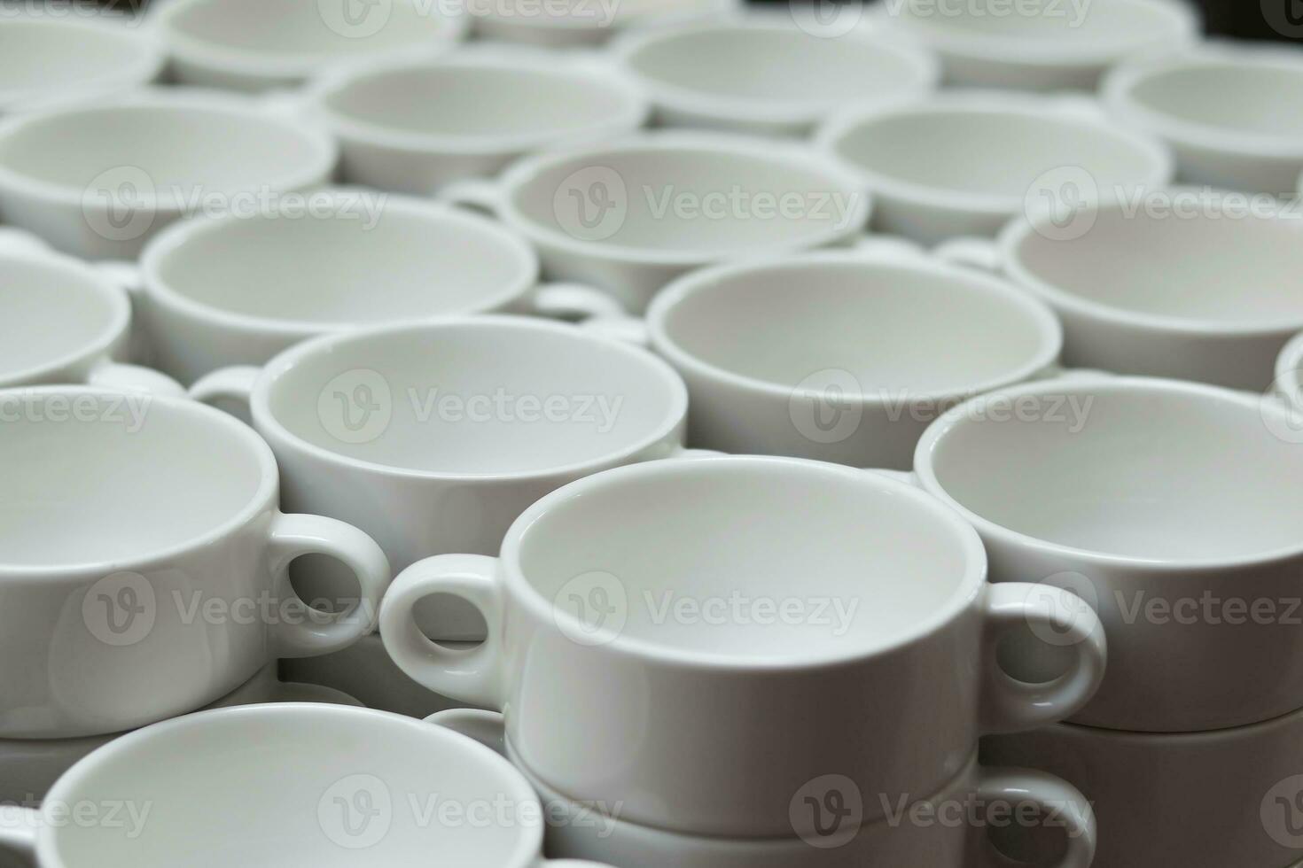 a row of empty cups can be a void waiting to be filled. The cups are still empty, open to be filled with anything. photo