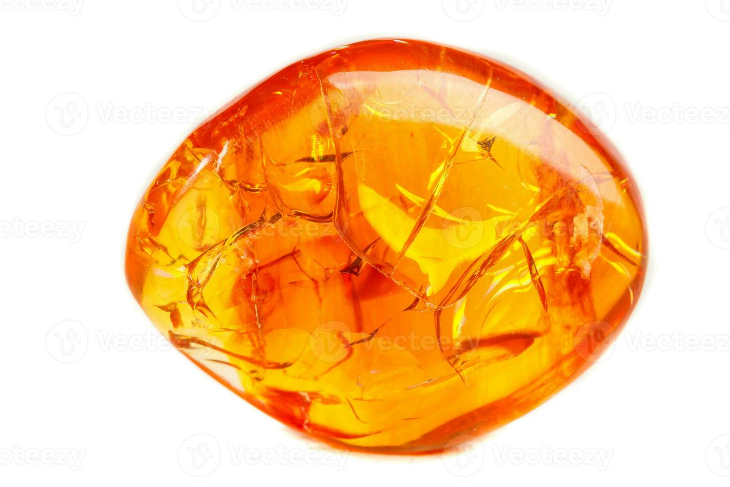 Macro Opal mineral stone in rock on white background photo