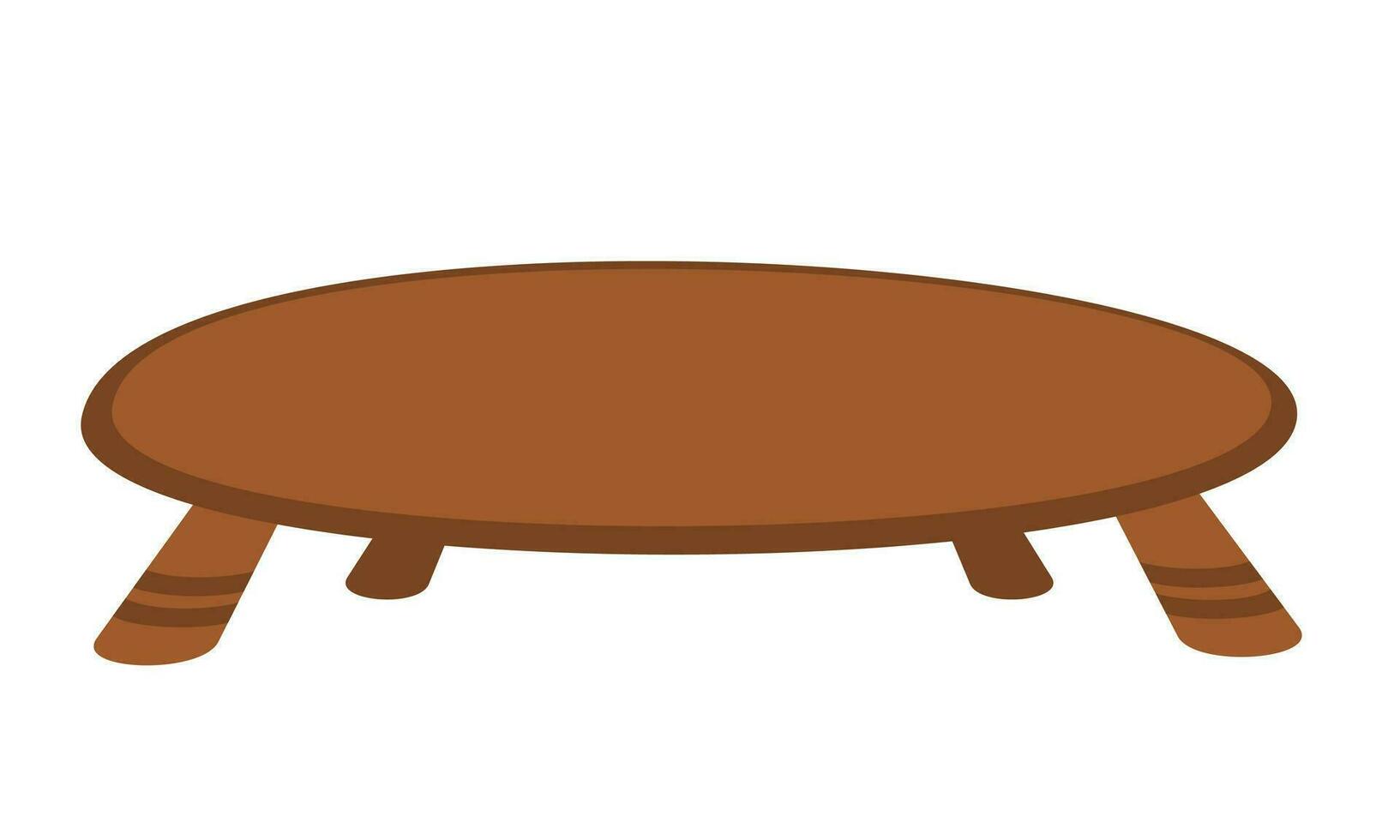 Leisure wooden table furniture illustration vector design