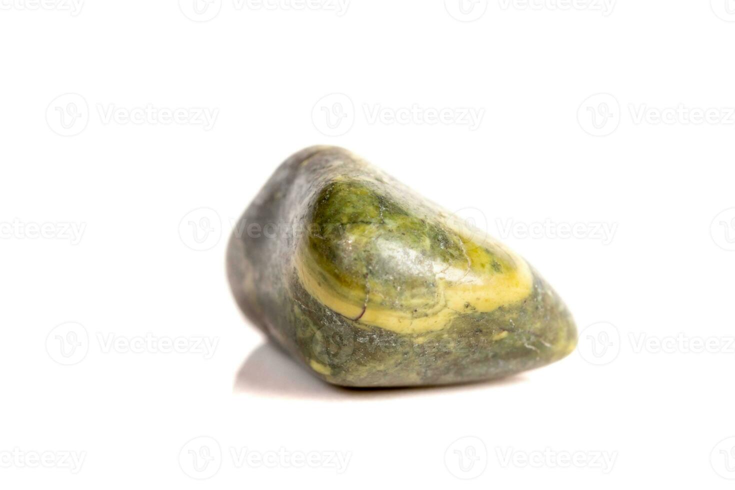 Macro mineral stone jasper on a white background photo