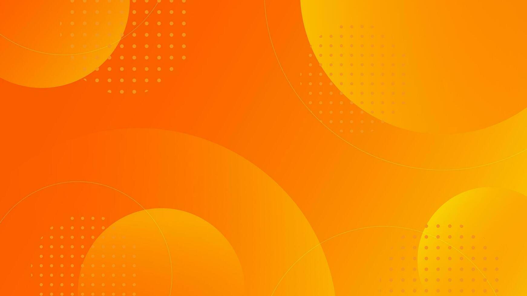 Simple abstract gradient orange background with circle shapes. Suitable for businesses selling banners, events, templates, pages, and others vector