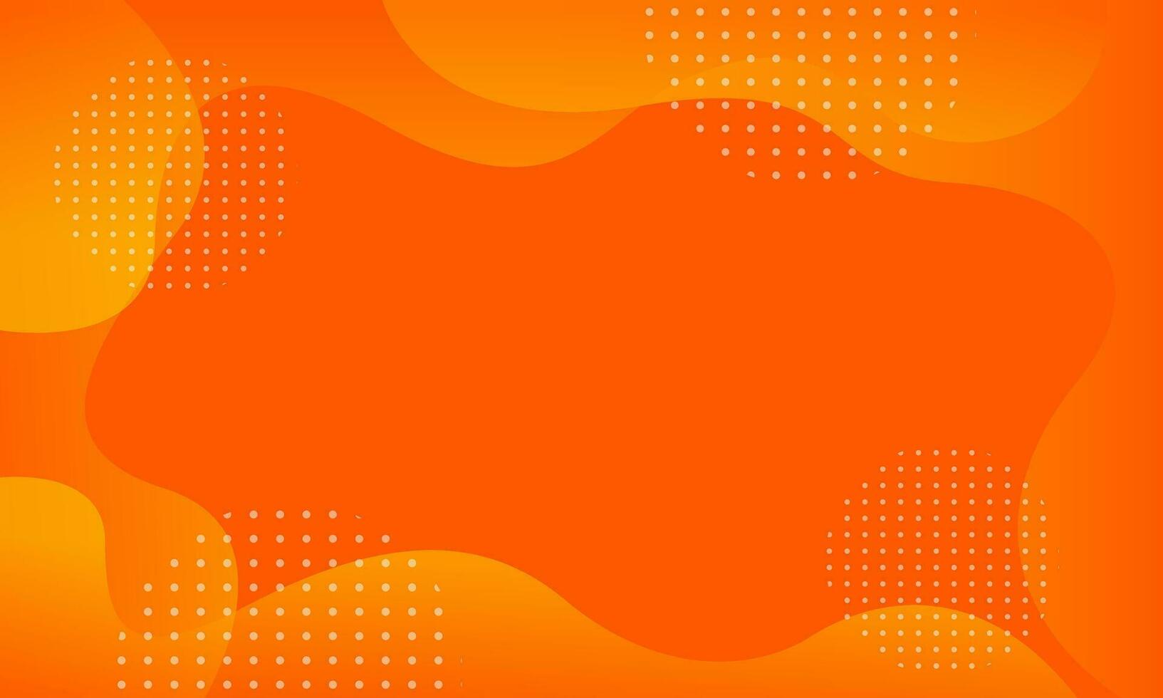 Simple abstract colorful orange background with fluid wavy shape. Suitable for businesses selling banners, events, templates, pages, and others vector