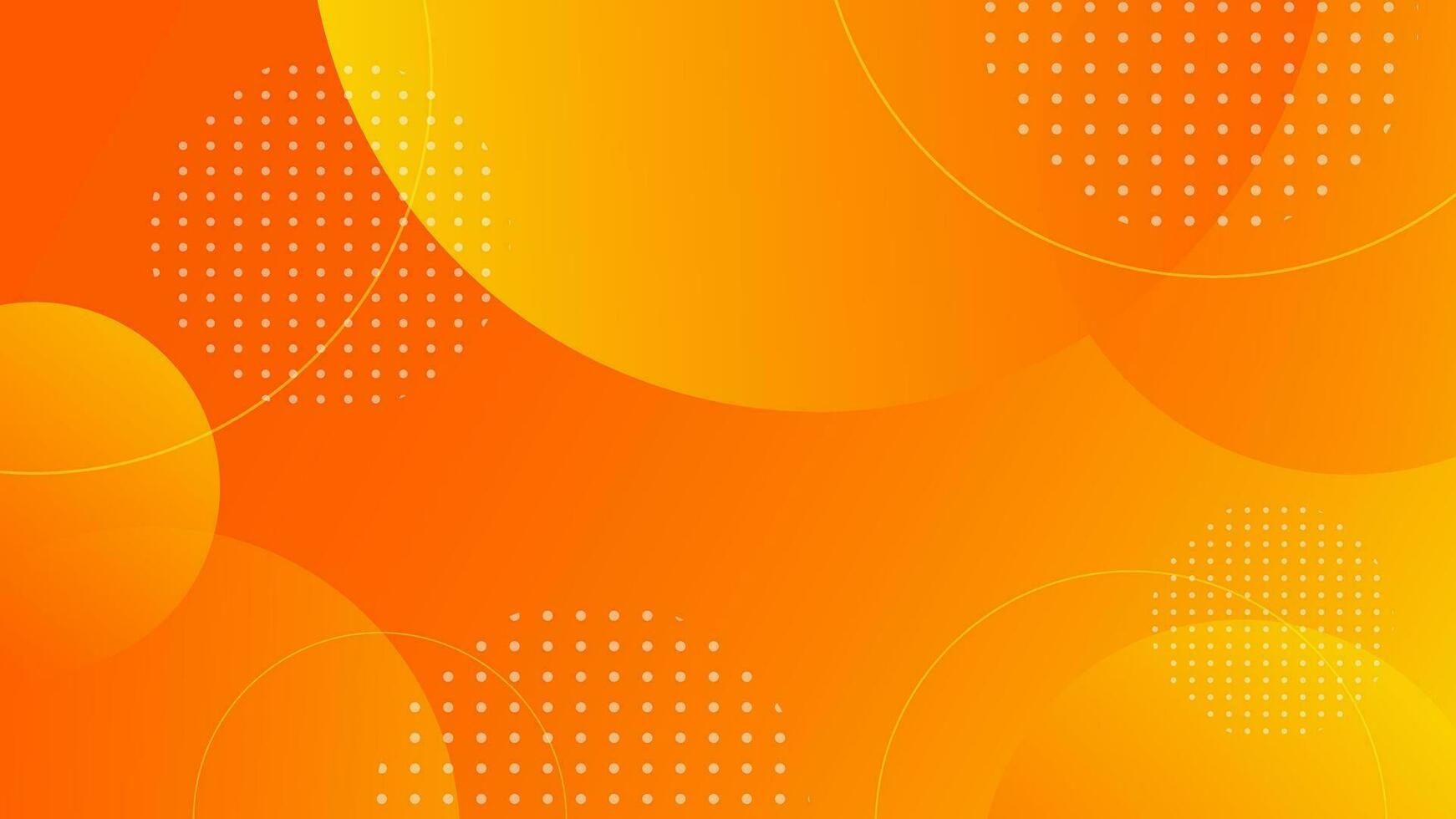 Simple abstract gradient orange background with circle shapes. vector wallpaper. Suitable for businesses selling banners, events, templates, pages, and others