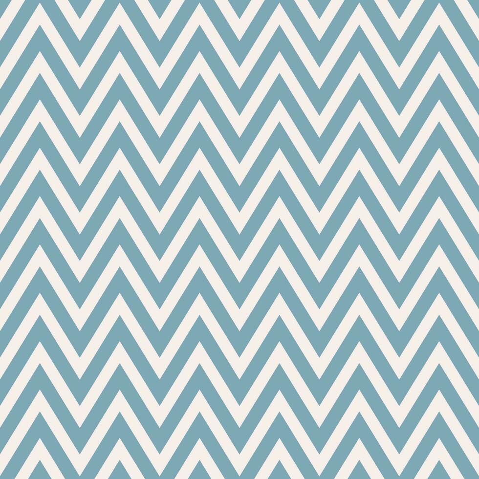 Zig Zag Blue Color Geometric Pattern Background Vector Illustration