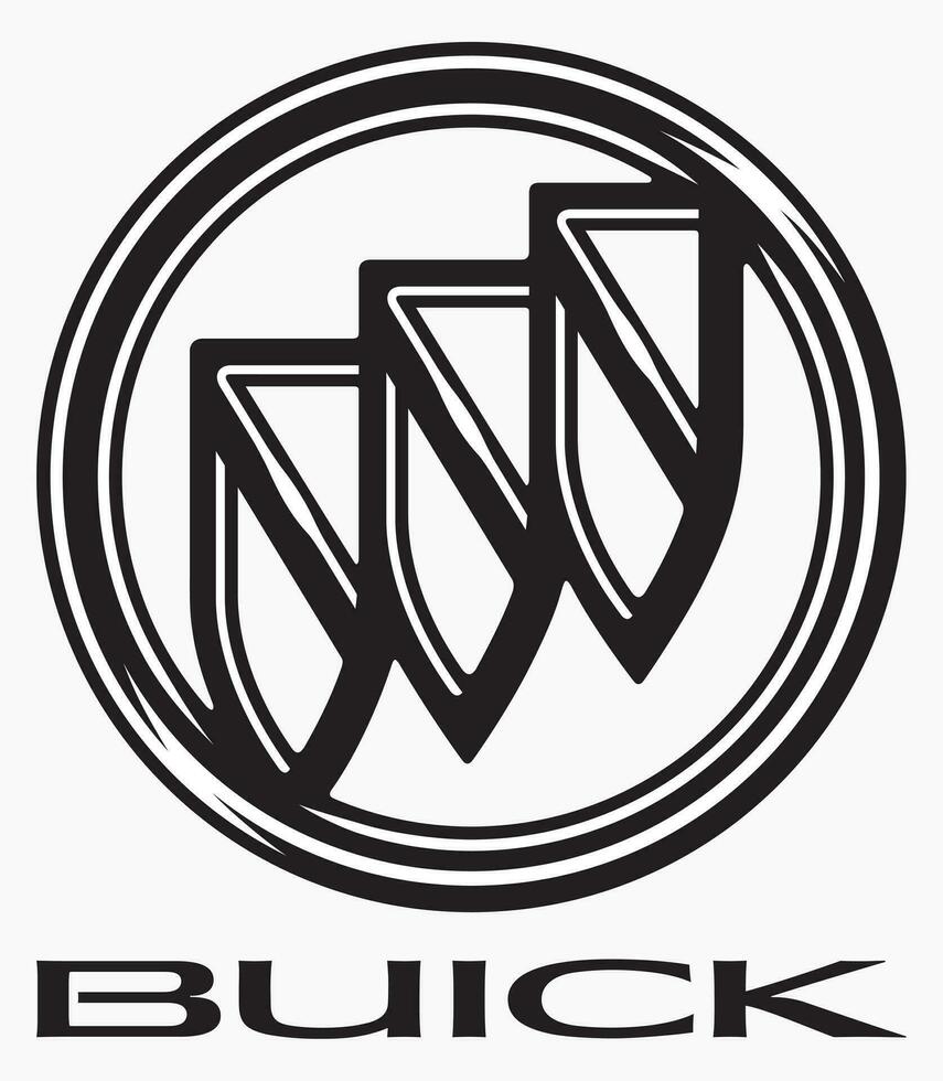 Buick coche logo vector ilustración