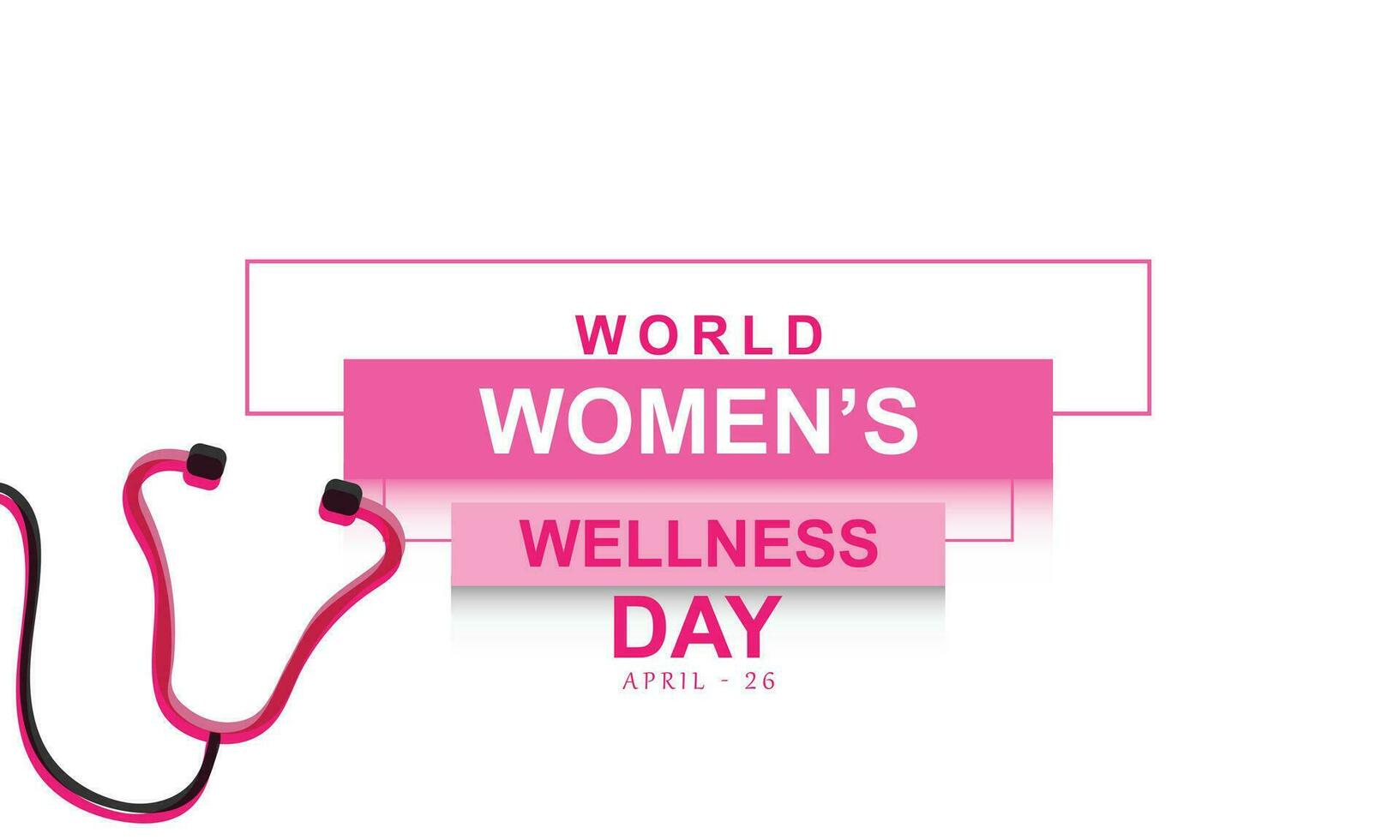 World Womens Wellness Day. background, banner, card, poster, template. Vector illustration.