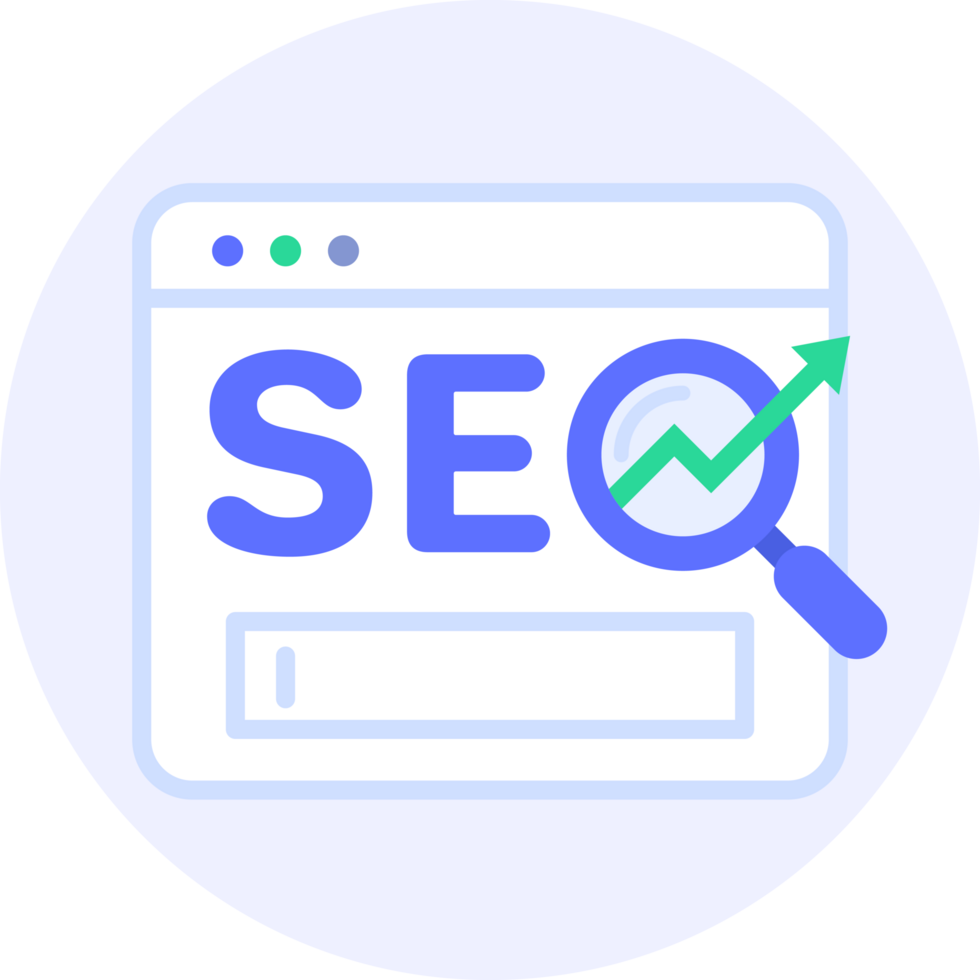 seo marketing modern icon clipart illustration png