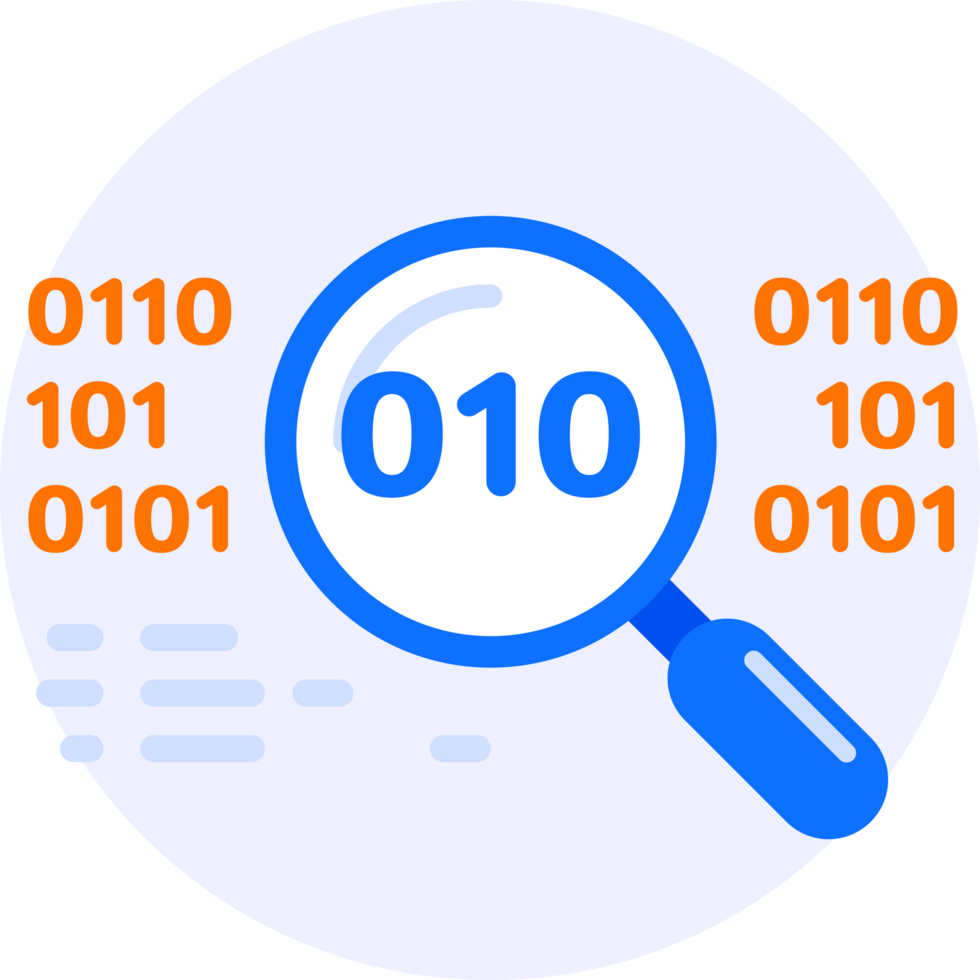 analyze data modern icon clipart illustration png