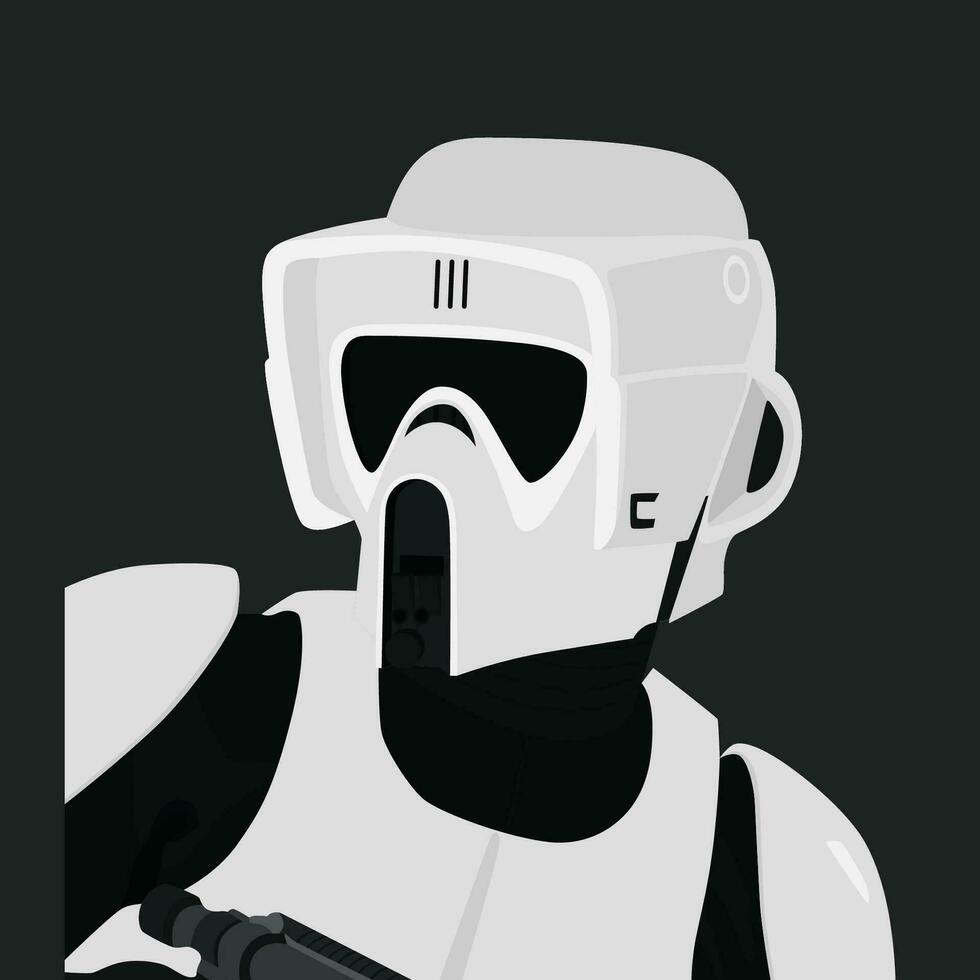 Scout Trooper Star Wars vector
