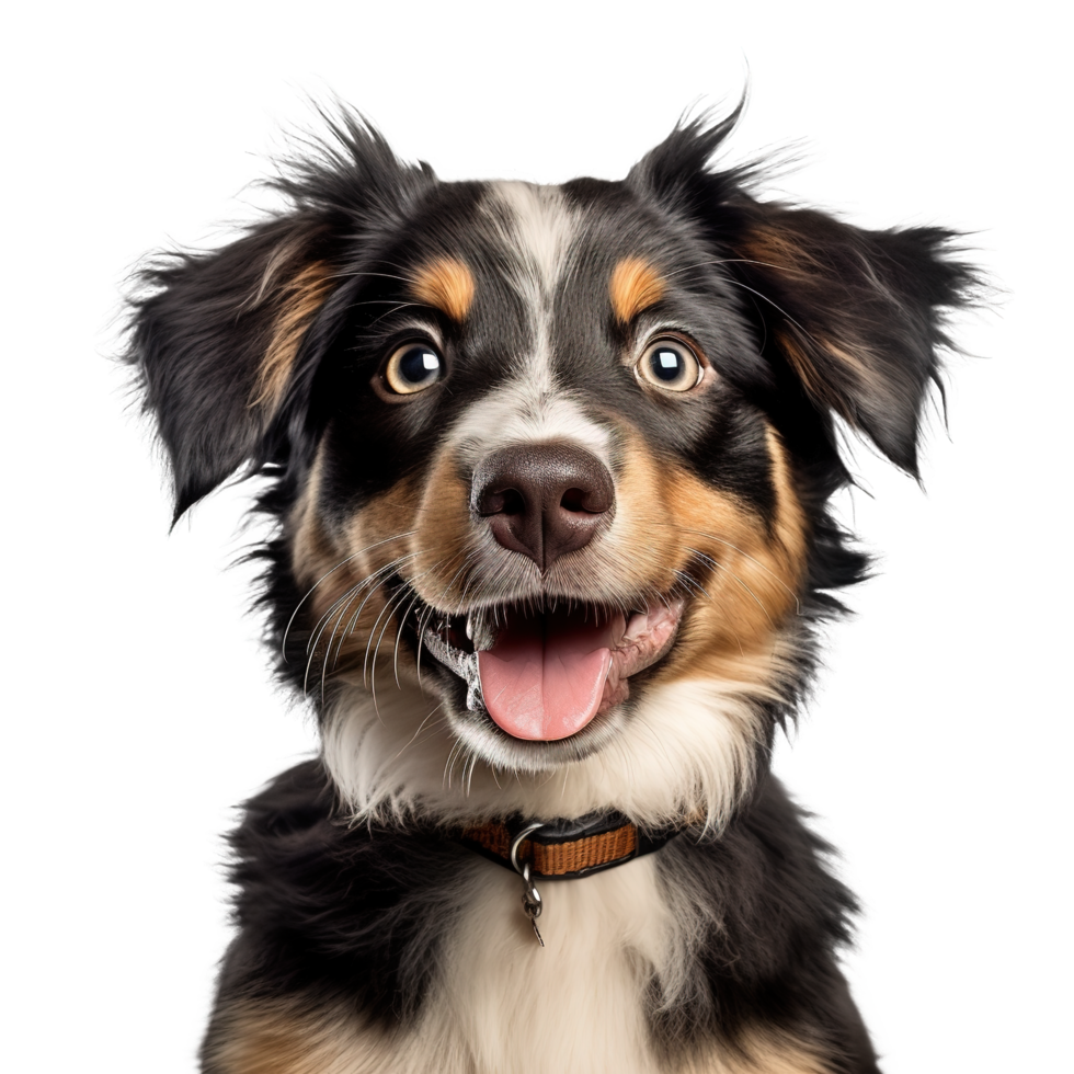 AI generated Funny dog on transparent background png