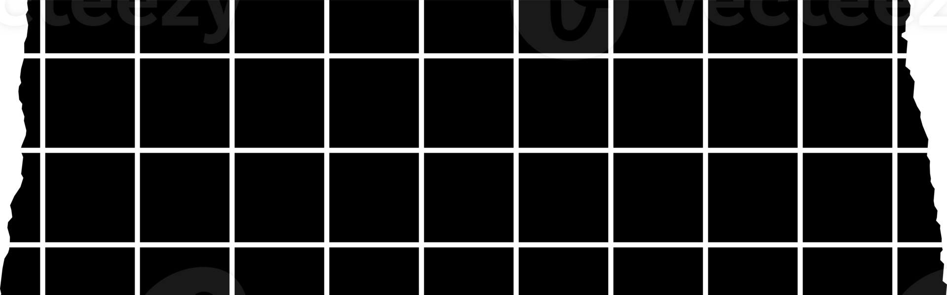 Black and white minimal patterned paper decoration tape. Flat design