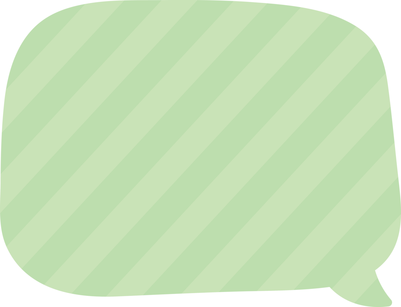 Cute pastel patterned hand drawn speech bubble frame icon. Doodle illustration. png