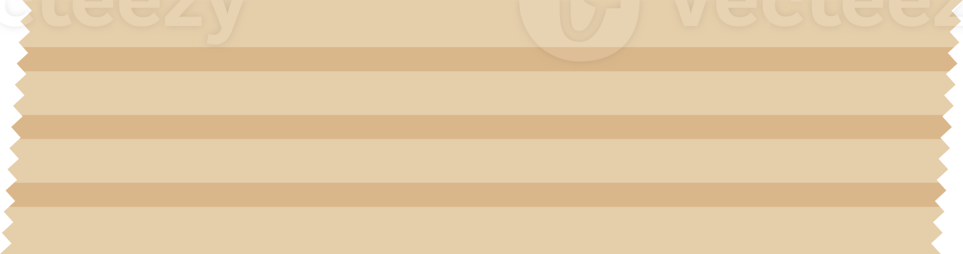 Neutral minimal patterned kraft paper decoration tape. Flat design. png