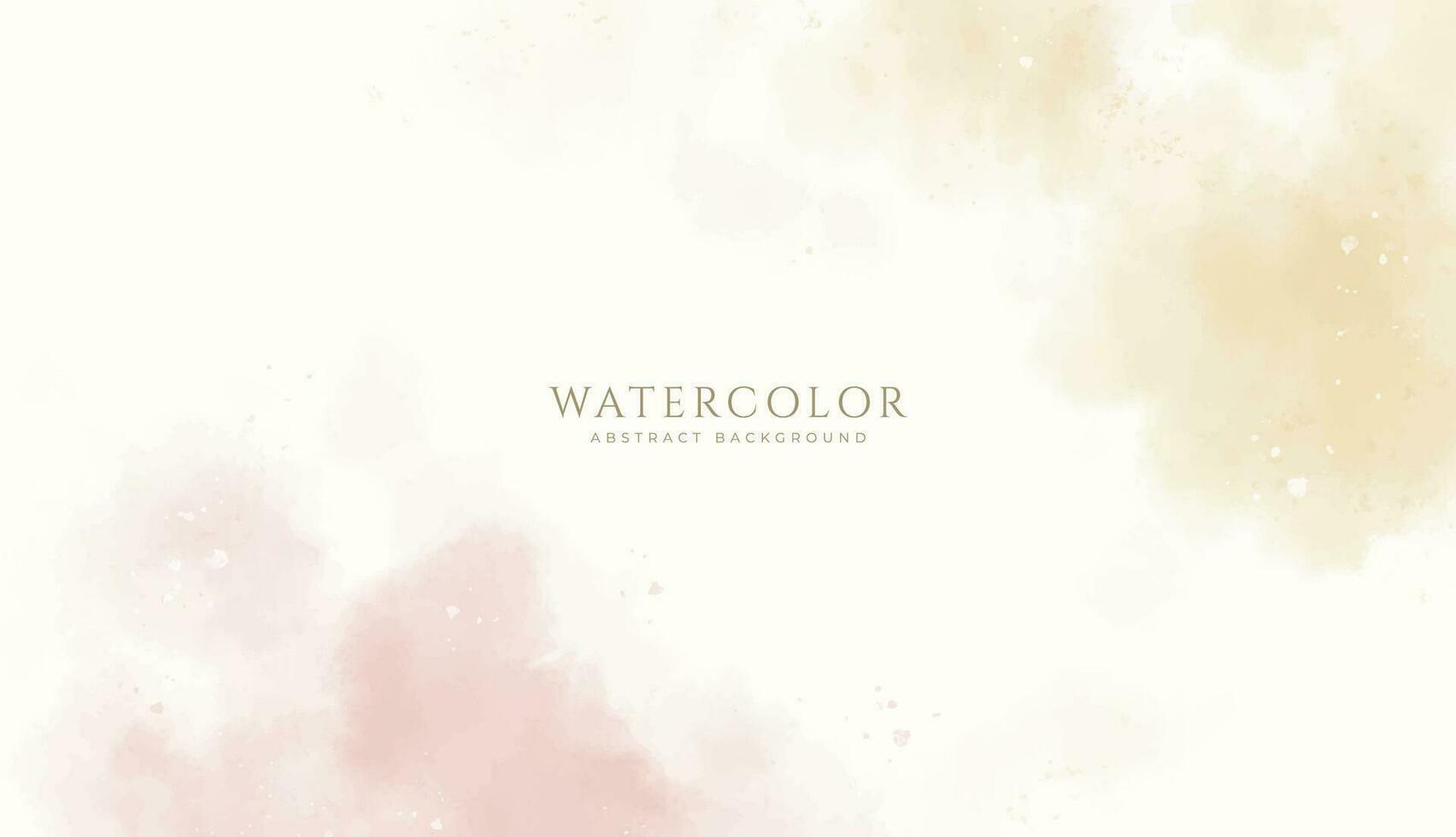 Abstract horizontal watercolor background. Neutral light colored empty space background illustration vector