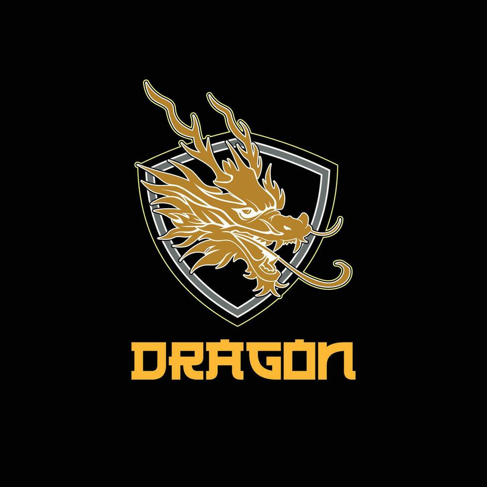 vector logo dragon