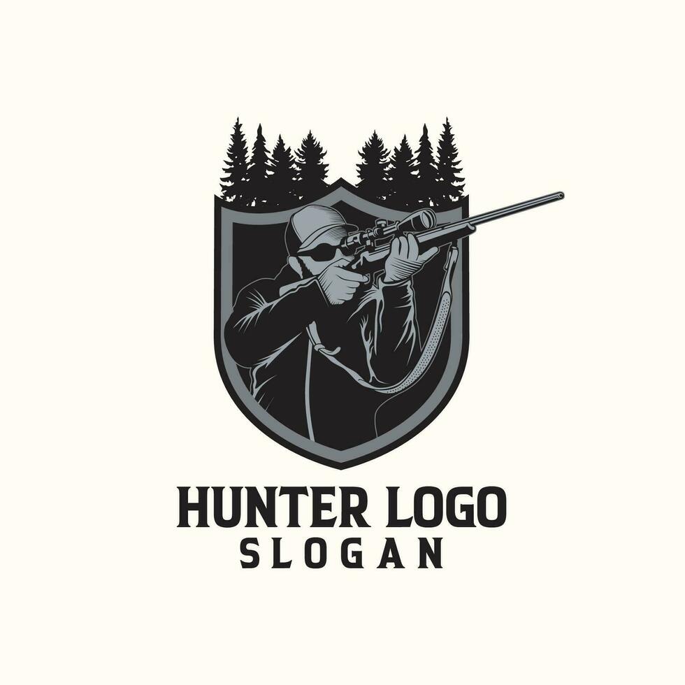 vector logo hunter
