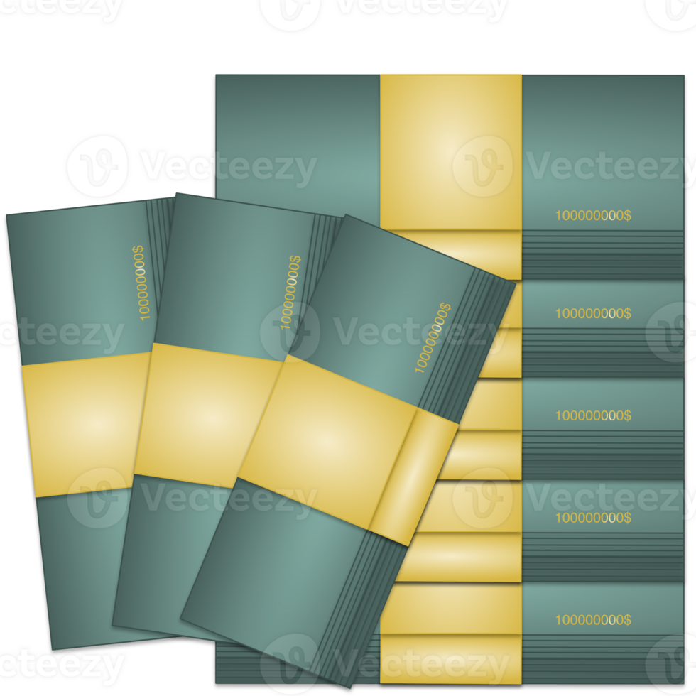 illustration av stack av dollar räkningar png