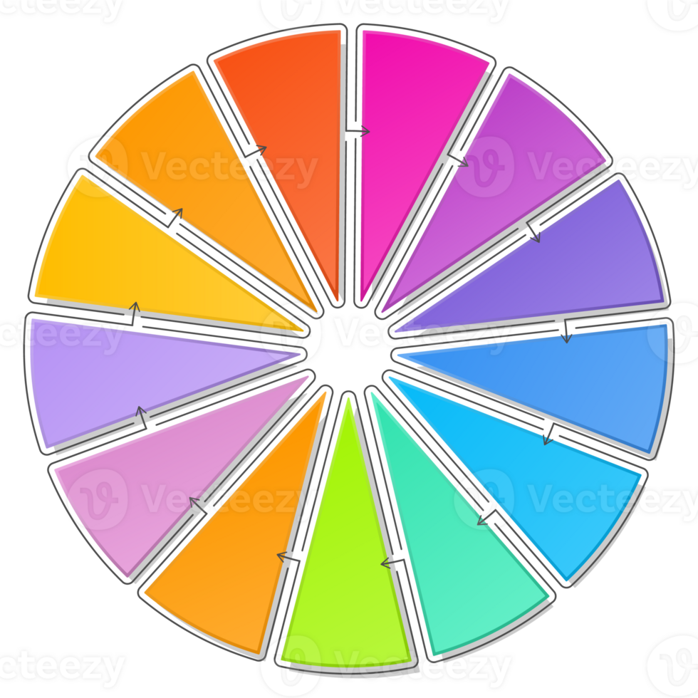 Infographic with 13 steps, process or options. png