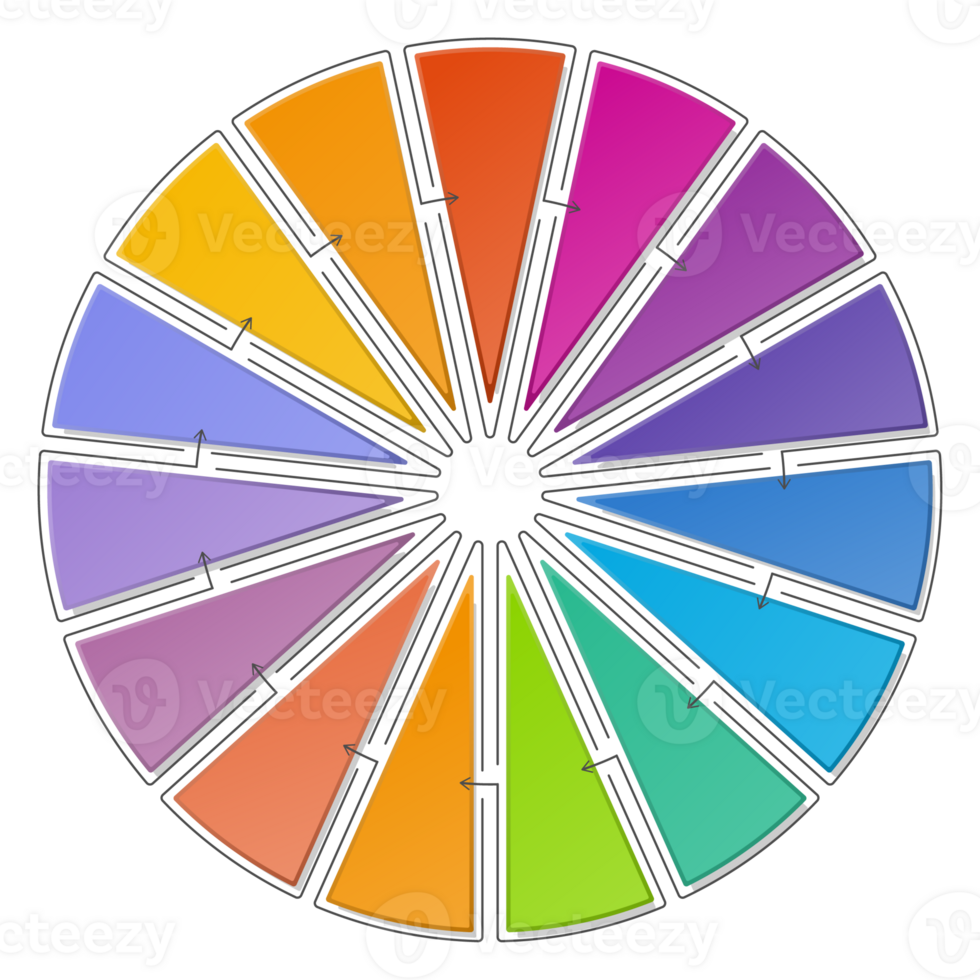 Infographic with 15 steps, process or options. png
