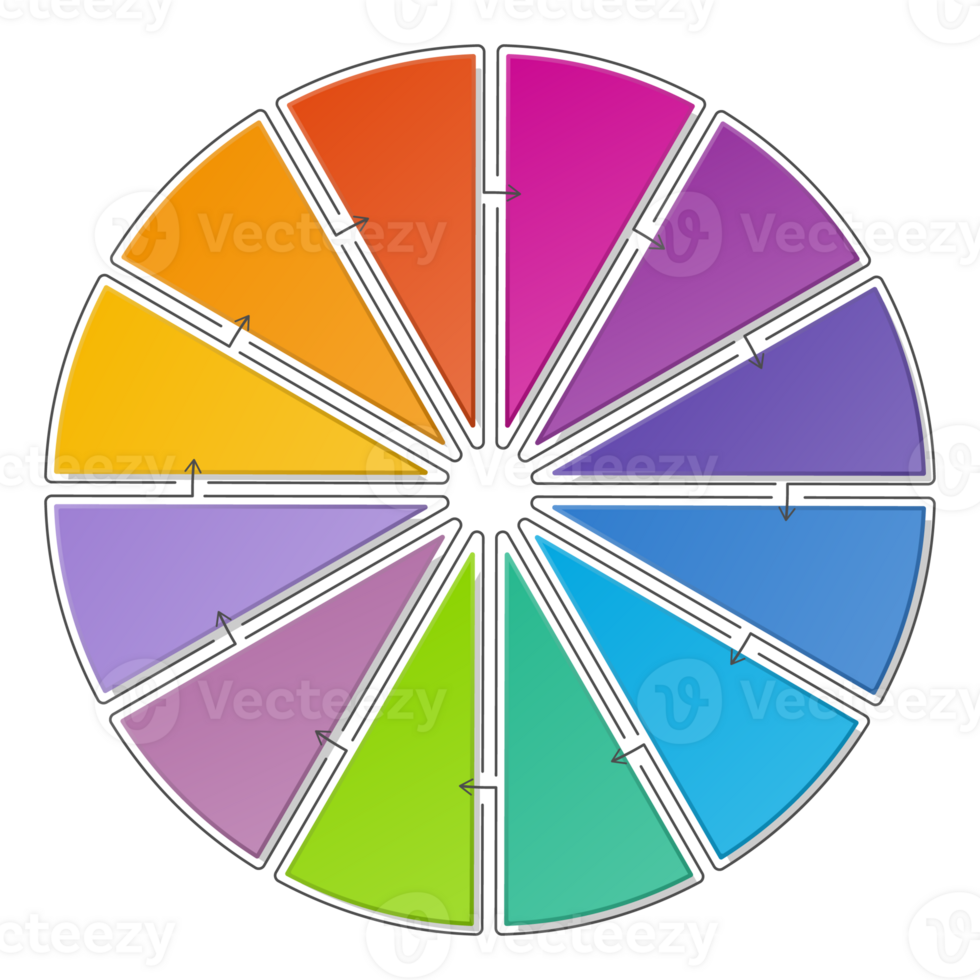 Infographic with 12 steps, process or options. png