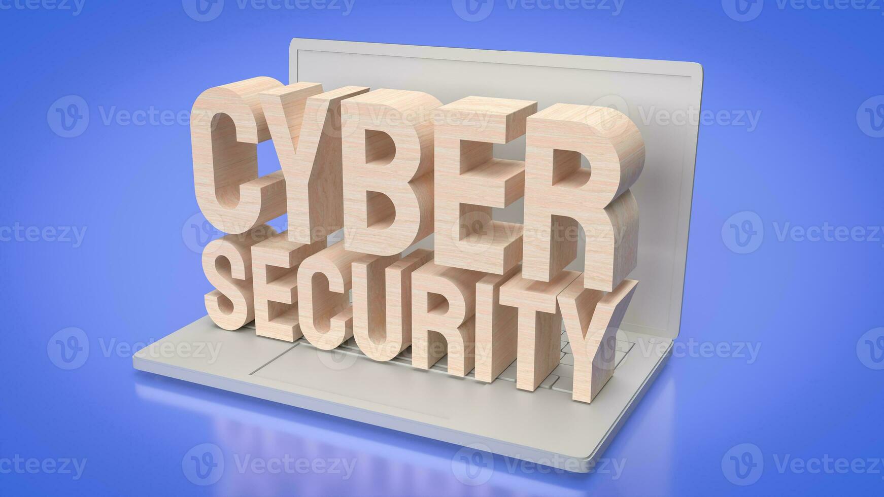 The cyber security for technology and it concept 3d rendering. photo