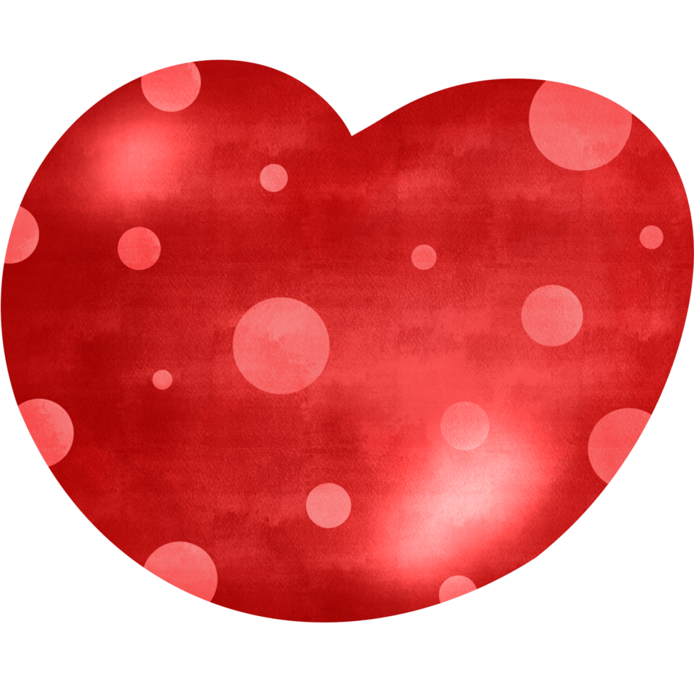 red Heart cute draw Paint Pattern for love valentine wedding festival png
