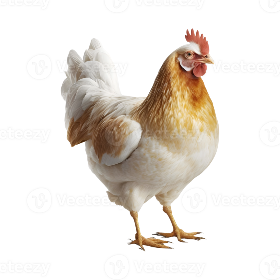 AI generated Chicken Hen on Transparent background - Ai Generated png