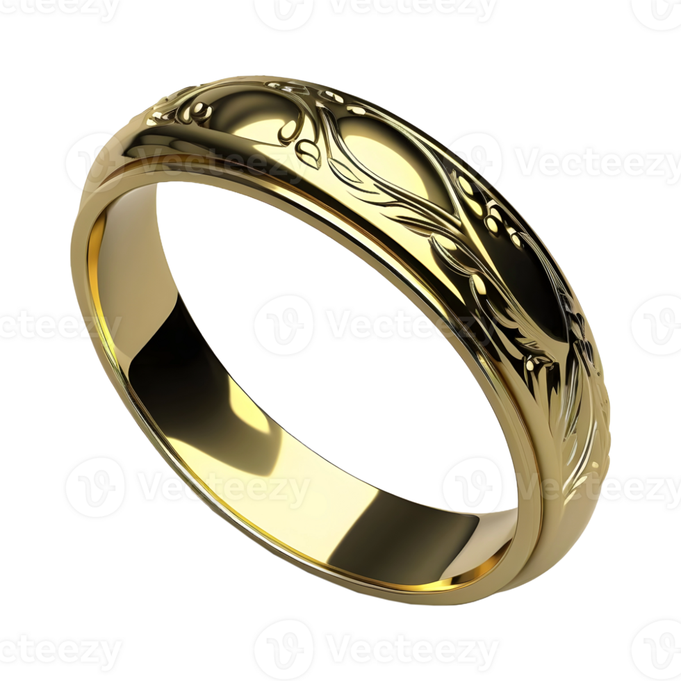 AI generated Couple Ring on Transparent background - Ai Generated png