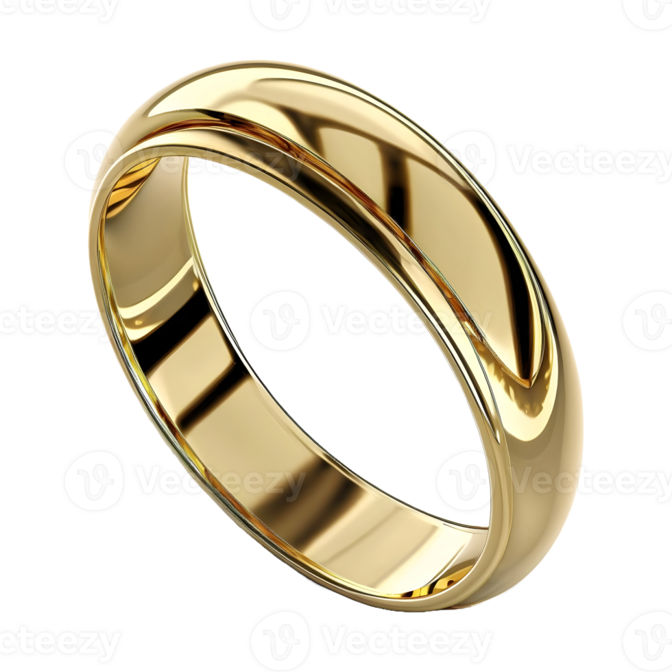 AI generated Couple Ring on Transparent background - Ai Generated png