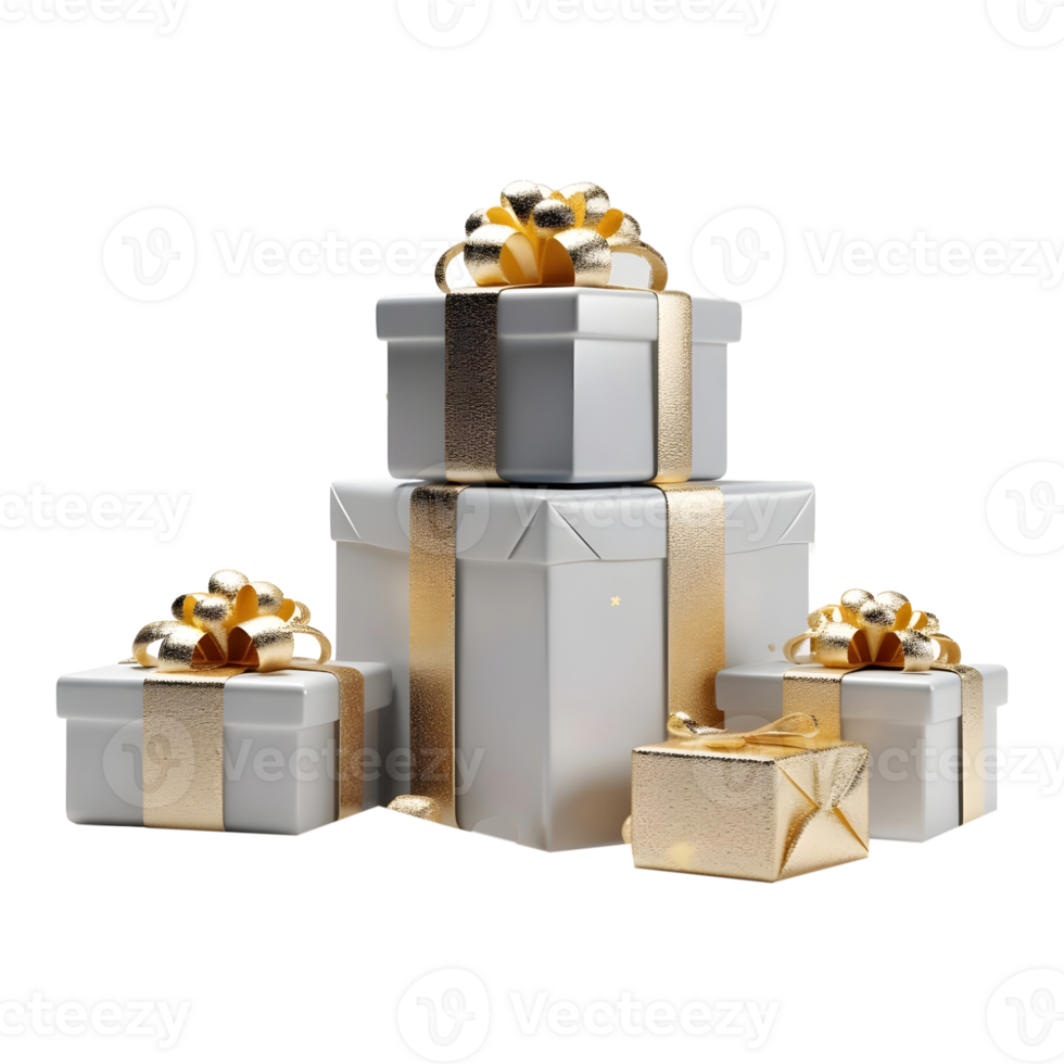 AI generated Gift Box on Transparent background - Ai Generated png