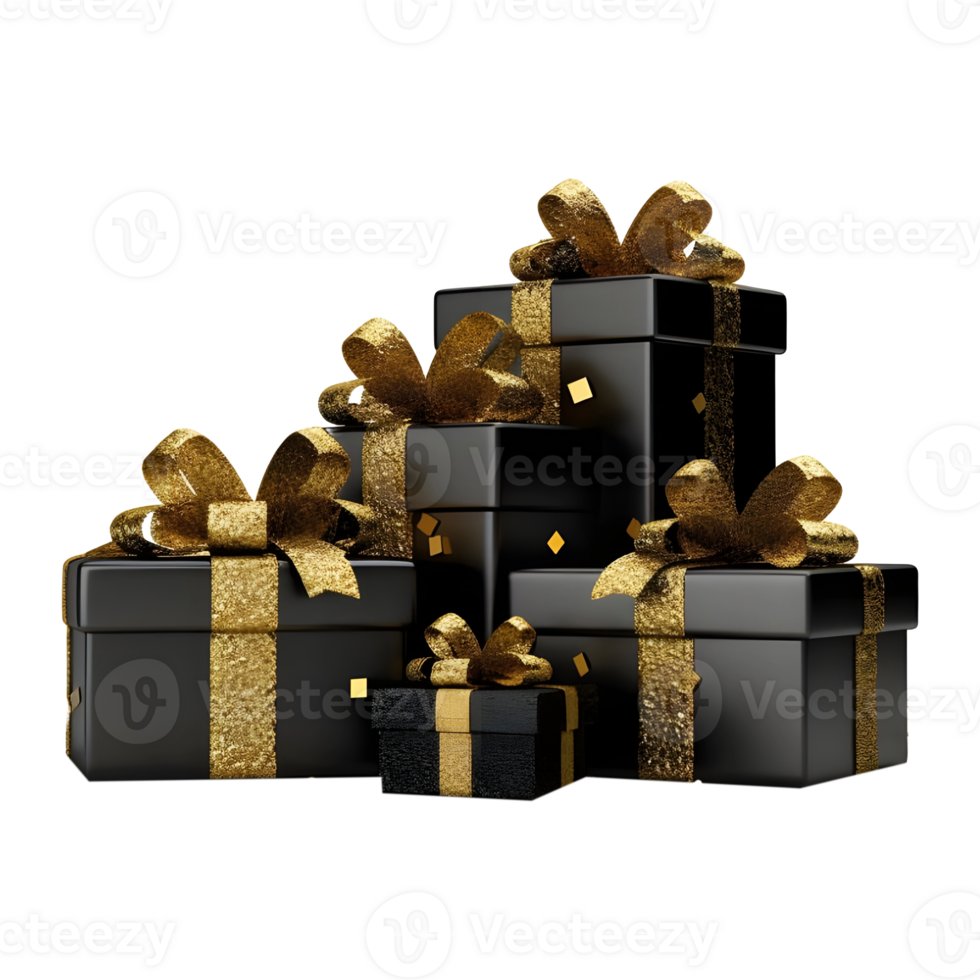 AI generated Gift Box on Transparent background - Ai Generated png