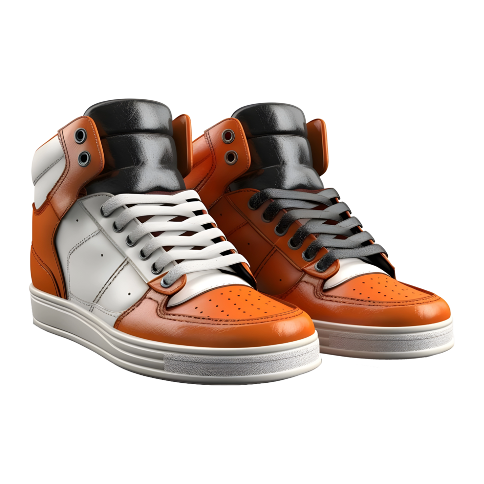 ai gegenereerd mode schoenen Aan transparant achtergrond - ai gegenereerd png