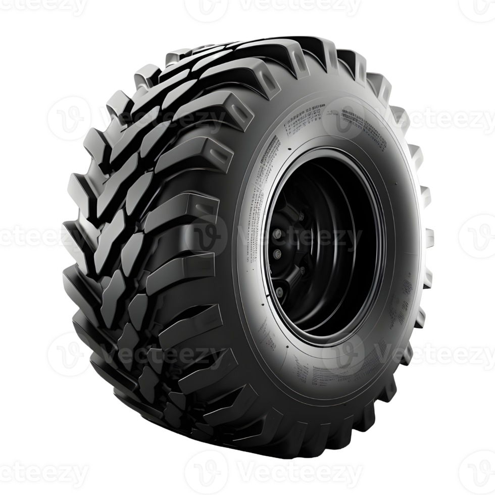 AI generated Tire of Truck on Transparent background - Ai Generated png