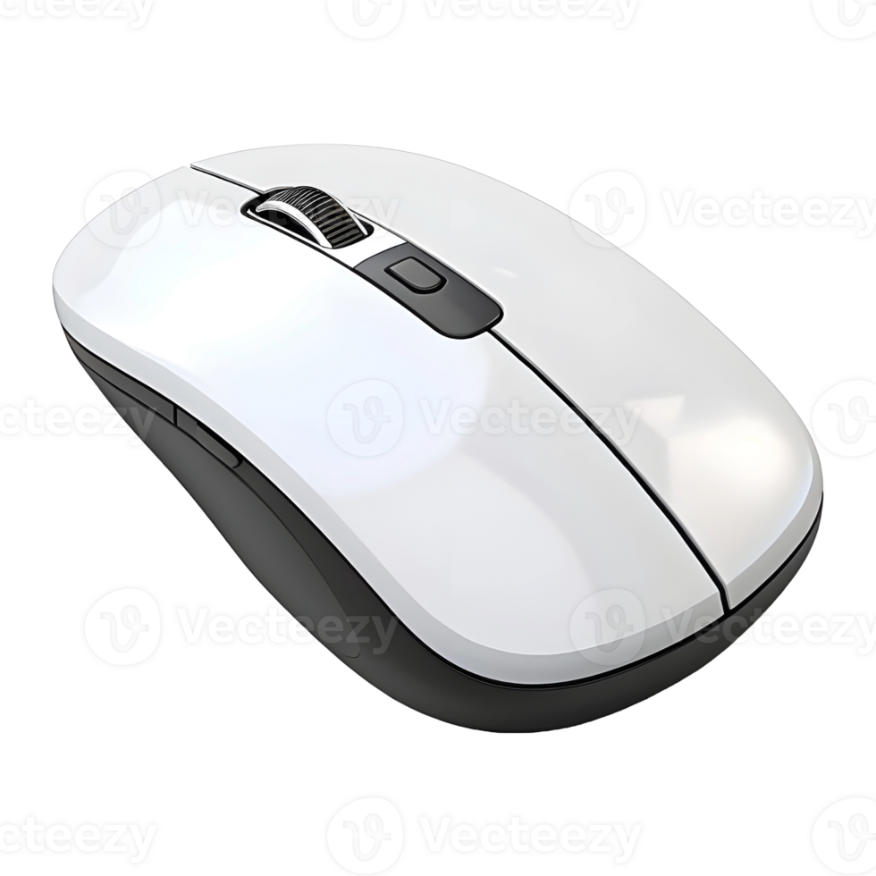 AI generated Computer Wireless Mouse on Transparent background - Ai Generated png