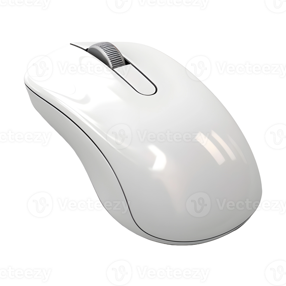 AI generated Computer Wireless Mouse on Transparent background - Ai Generated png