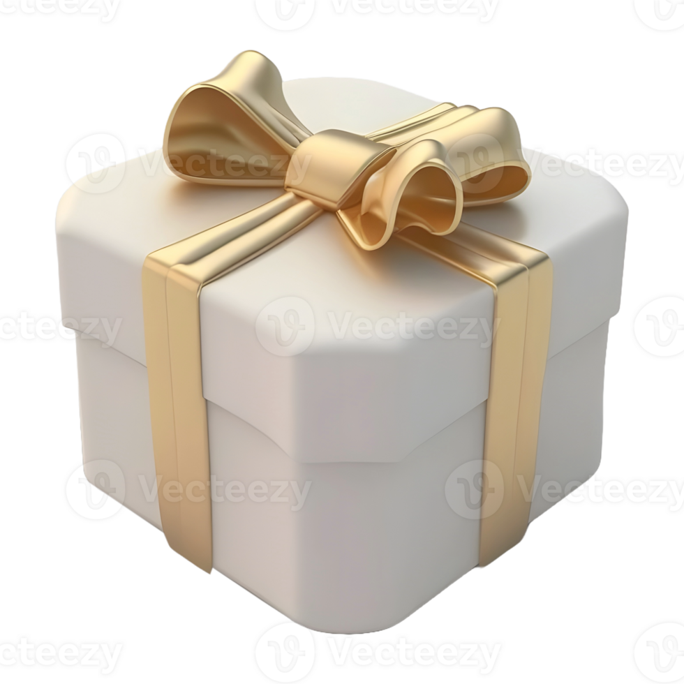 AI generated 3D Rendering of a Gift Box for Thanks Giving on Transparent Background - Ai Generated png