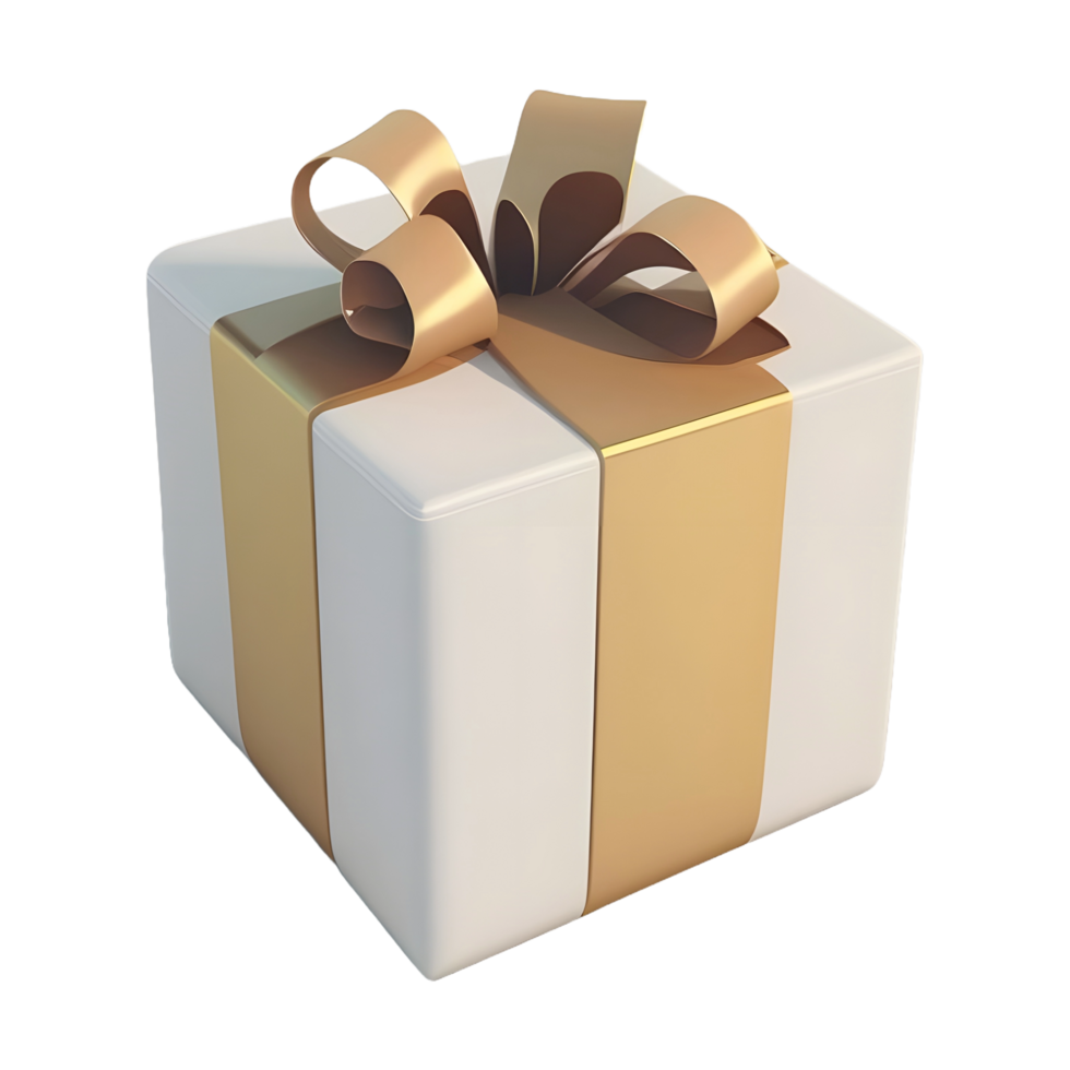 AI generated 3D Rendering of a Gift Box for Thanks Giving on Transparent Background - Ai Generated png
