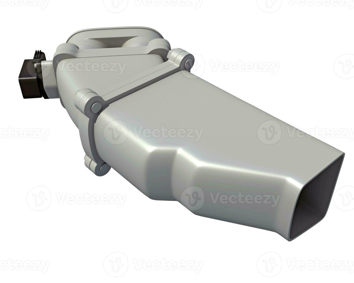Car Super Charger 3D rendering on white background photo